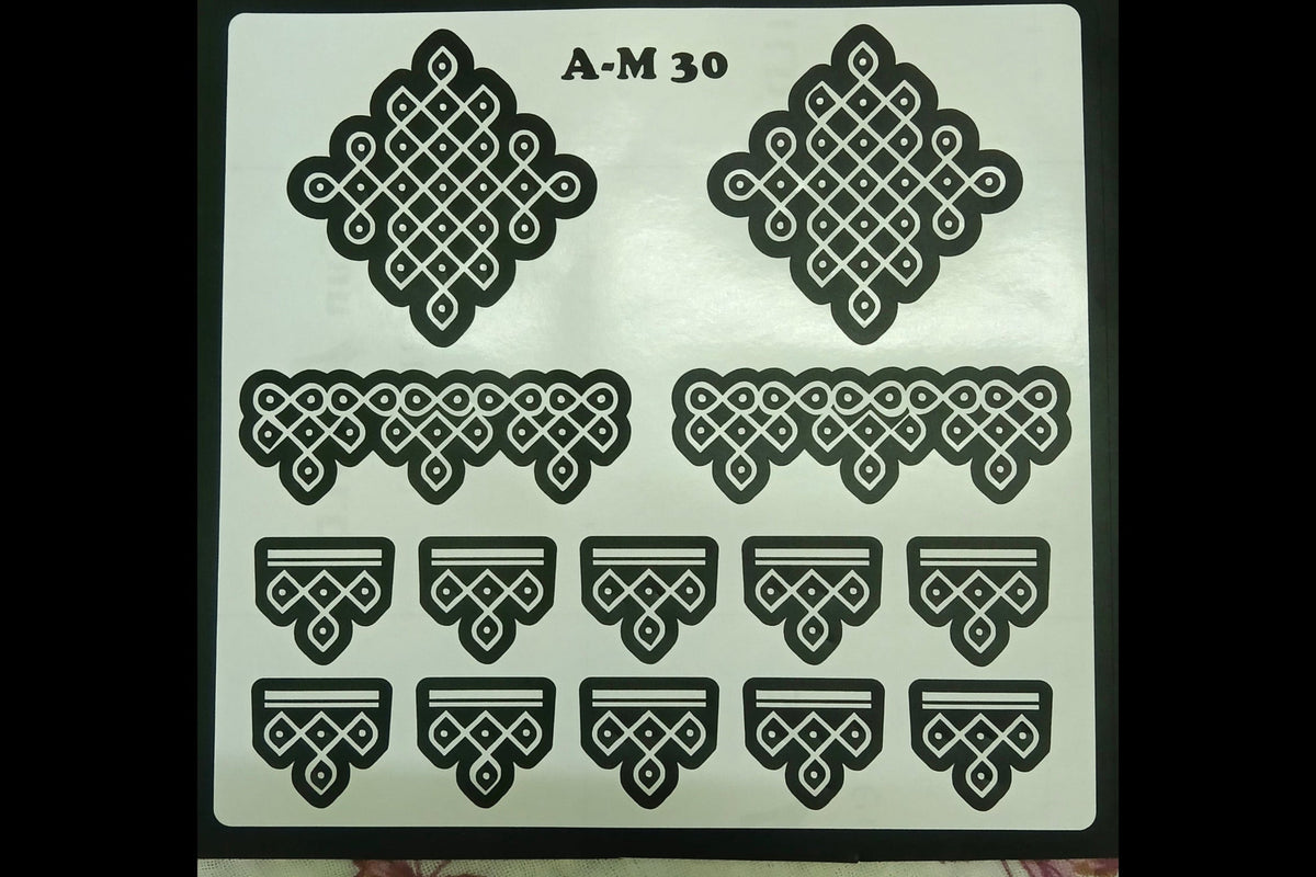 Traditional Kolam design